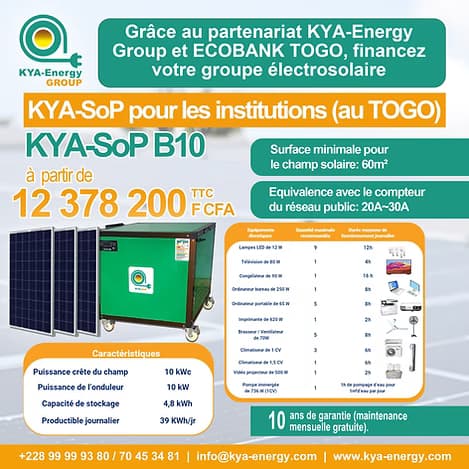 KYA-SoP pour institutions B10