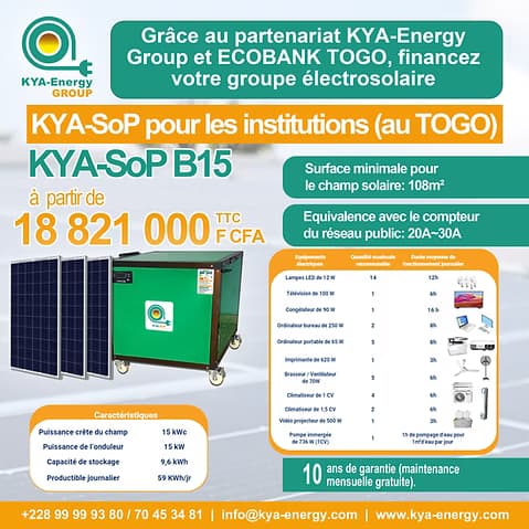 KYA-SoP pour institutions B15
