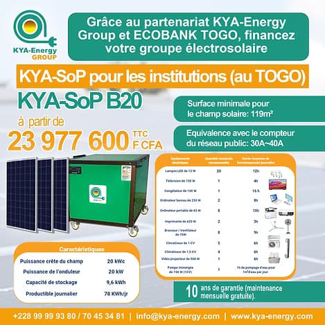 KYA-SoP pour institutions B20